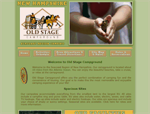 Tablet Screenshot of oldstagecampground.com